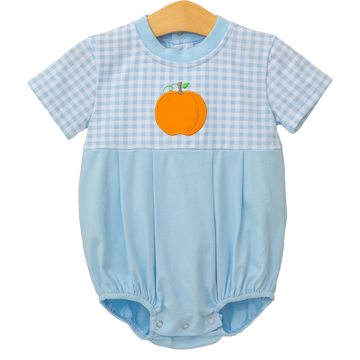 Pumpkin Gingham Bubble