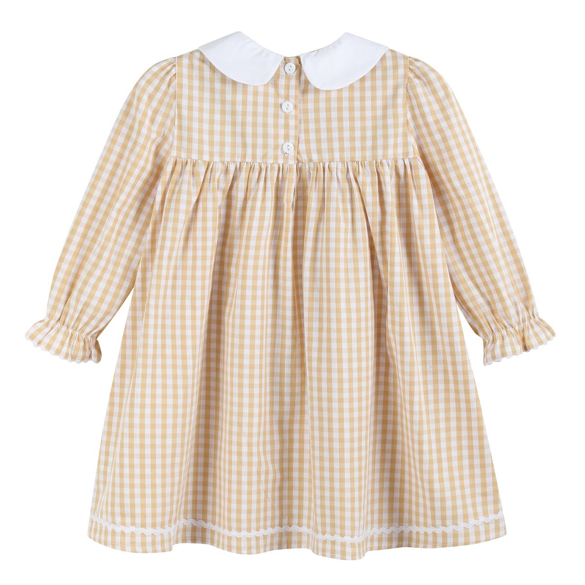 Gingham Pumpkin Ruffle Dress