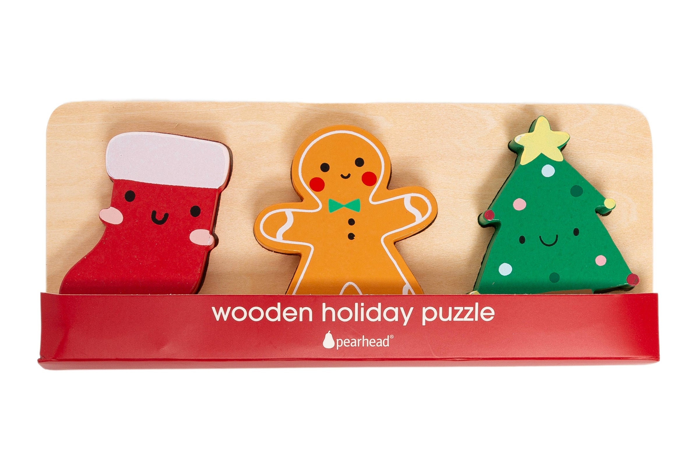 Wooden Christmas Holiday Puzzle