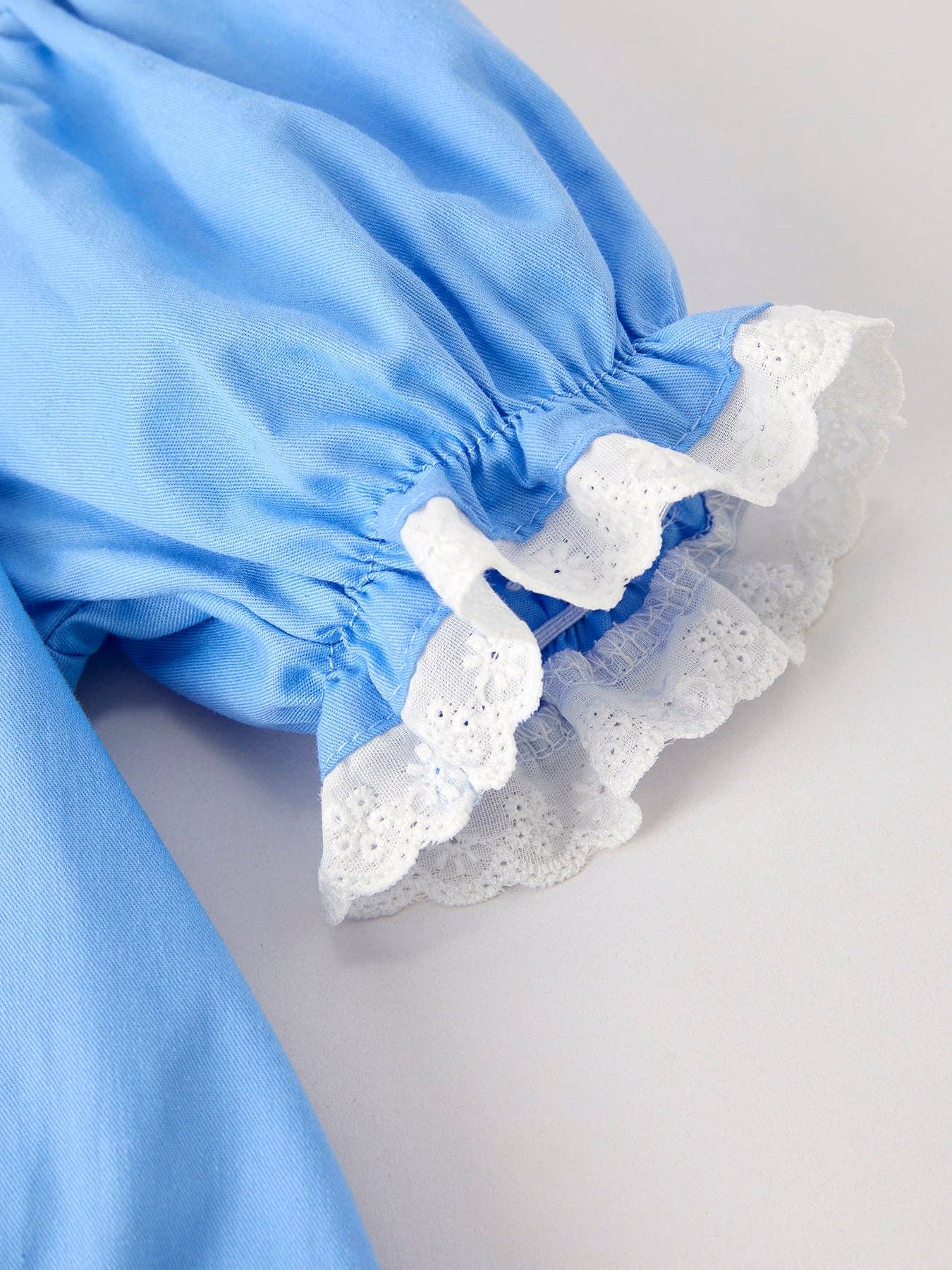 Blue Pumpkin Smock Embroidery Dress