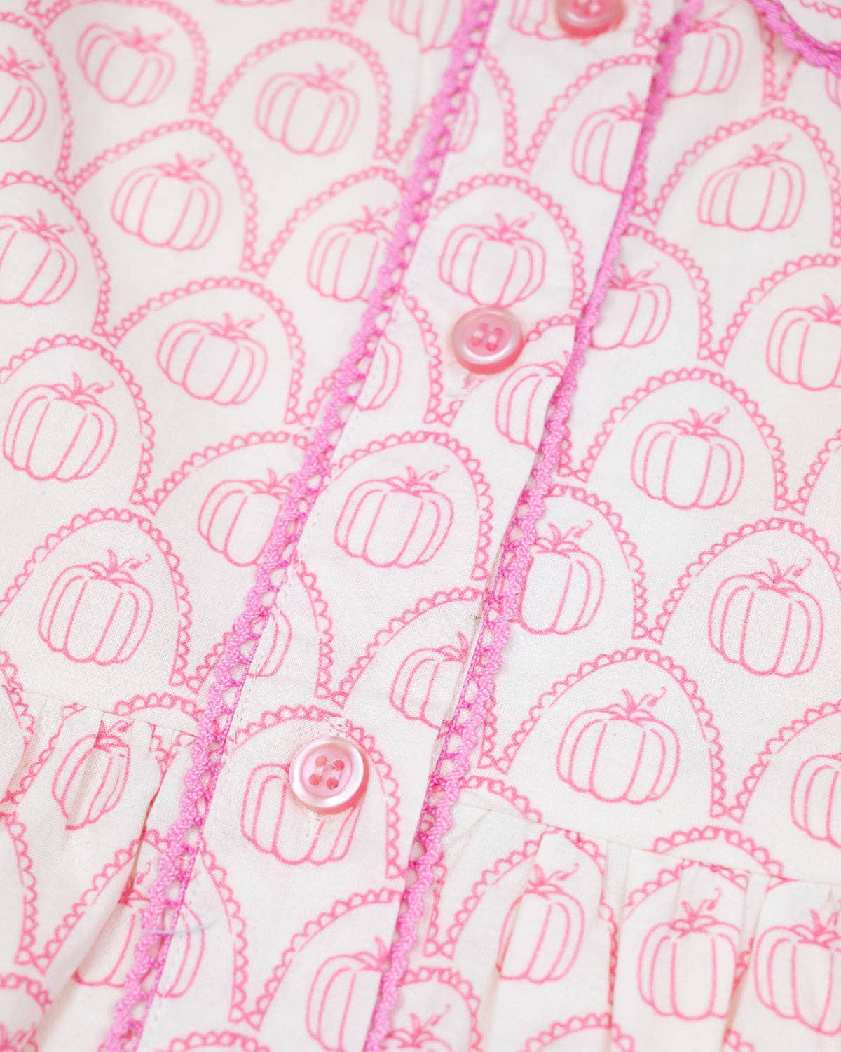 Pumpkin Scallop Print Bubble