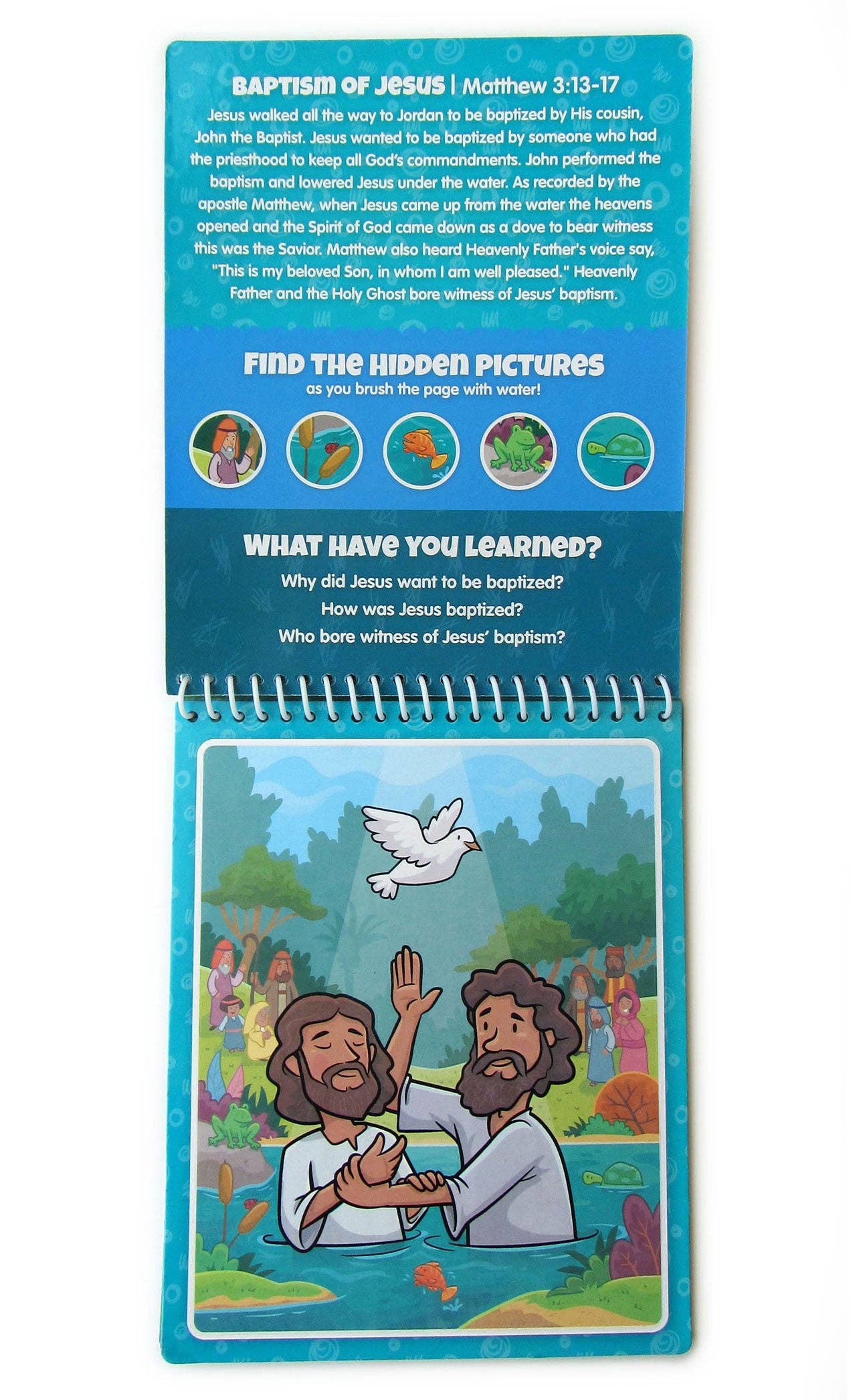 New Testament Water Brush Reusable Activity Book