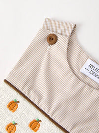Pumpkin Smock Romper