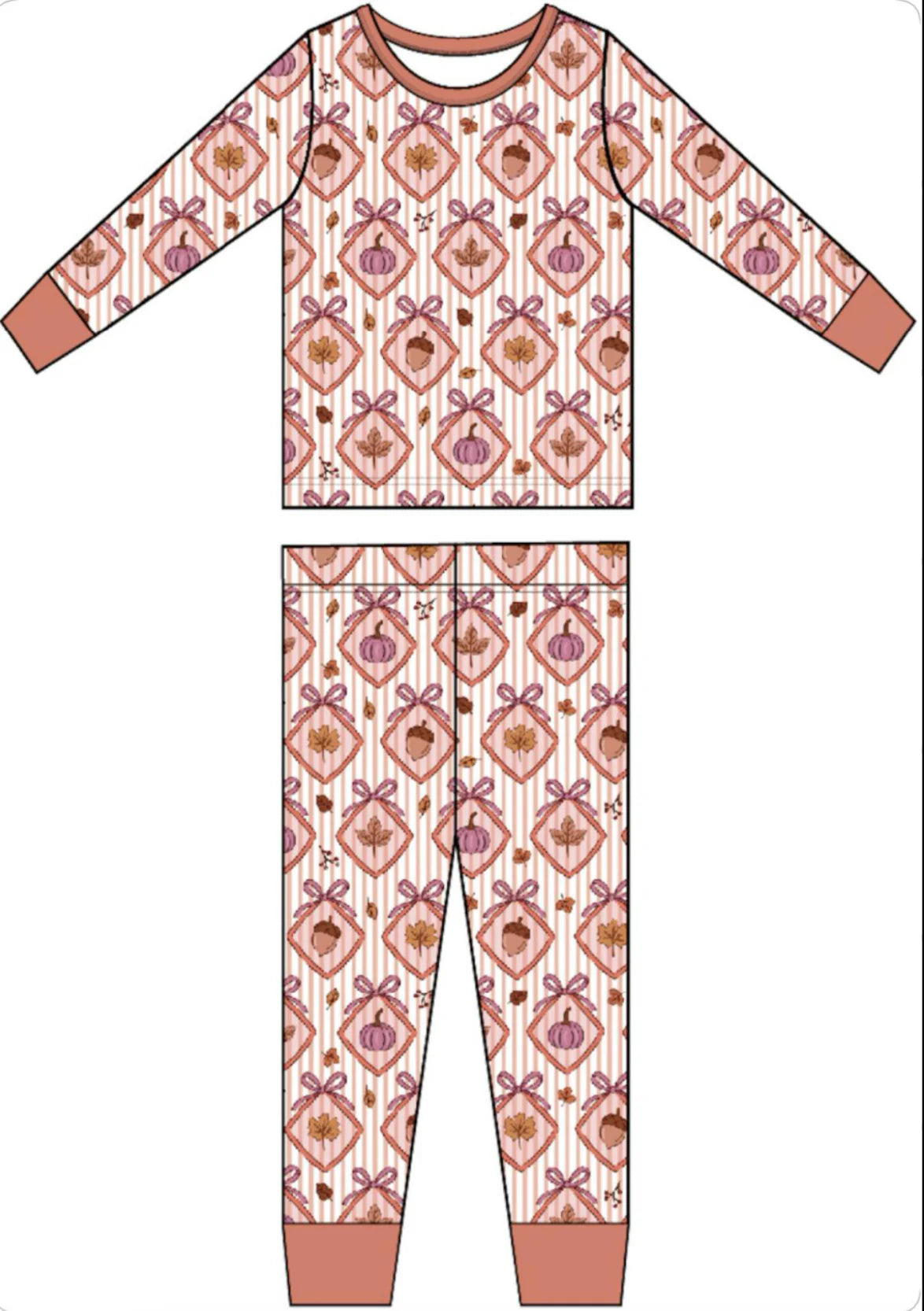 Fall Snuggle Two Piece Pajama Set