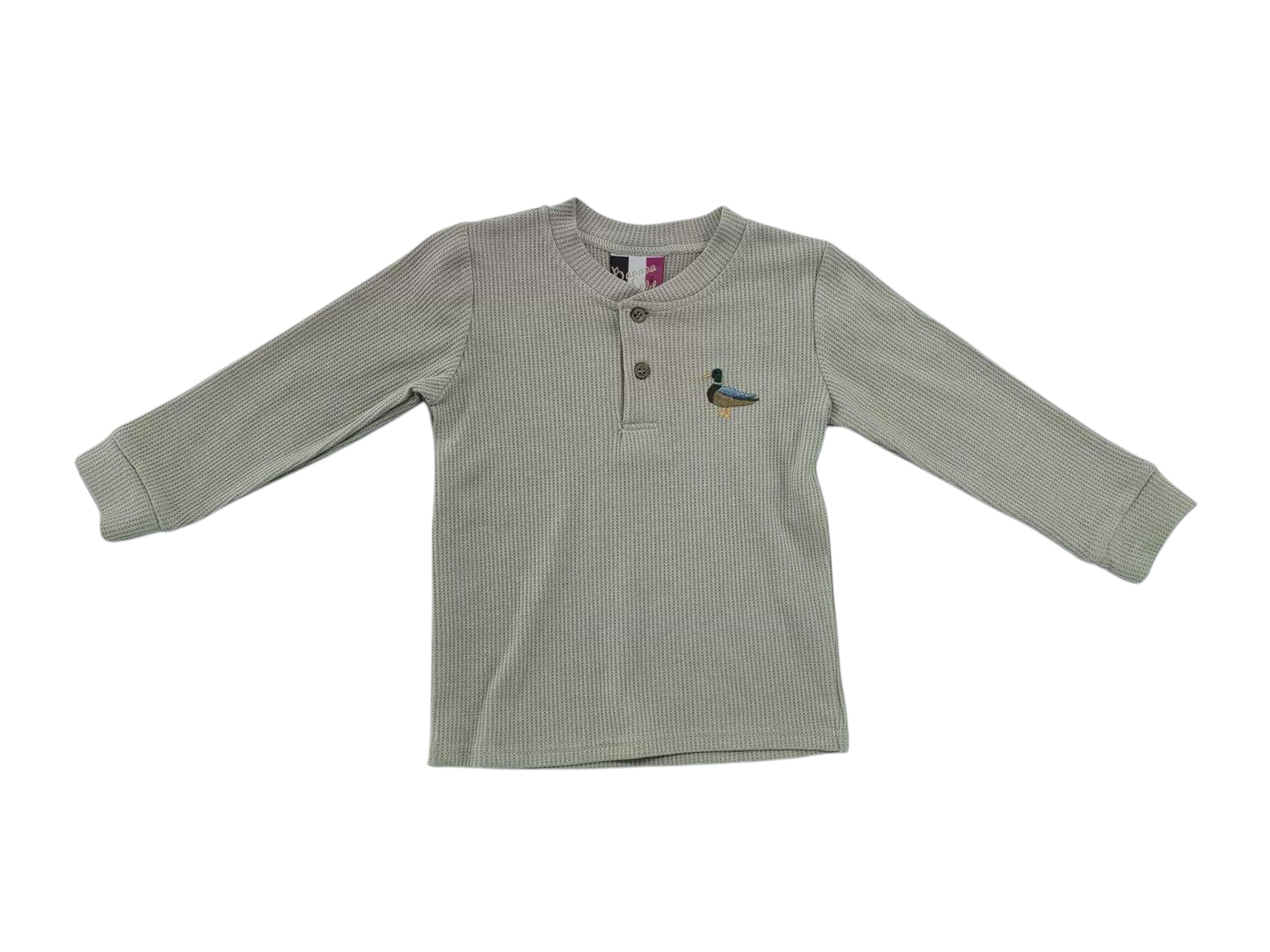 Duck Henley Waffle Shirt