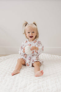 Pastel Pumpkins Bamboo Bubble Romper