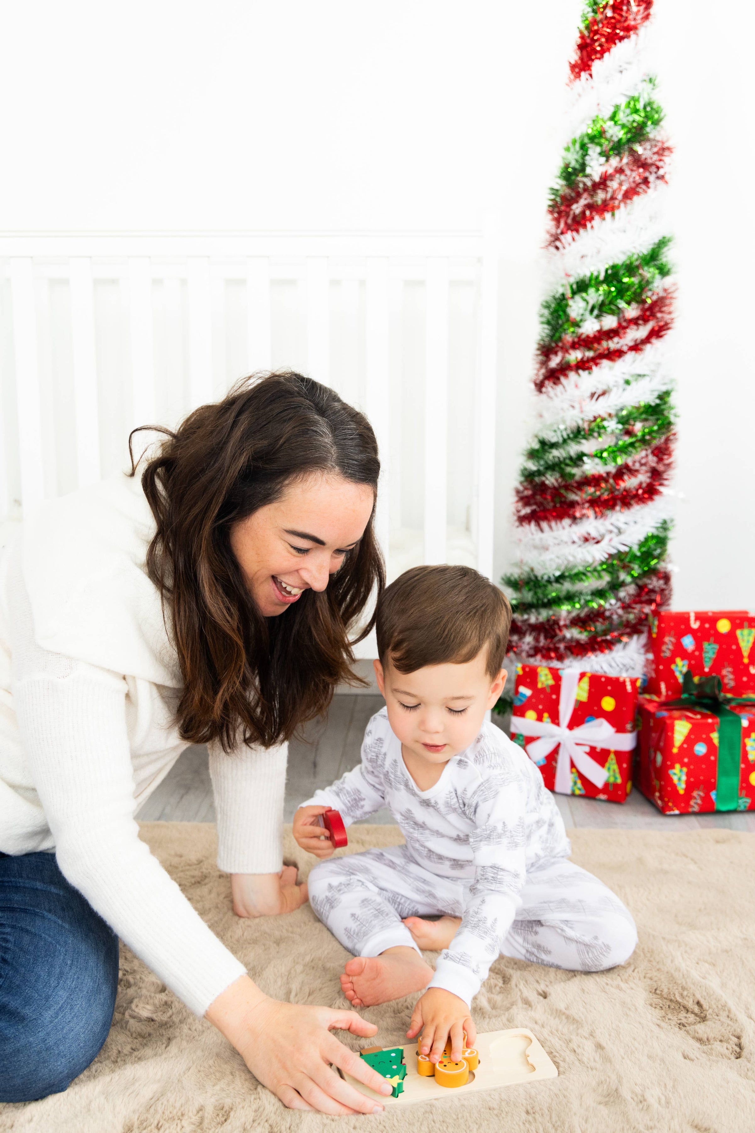 Wooden Christmas Holiday Puzzle
