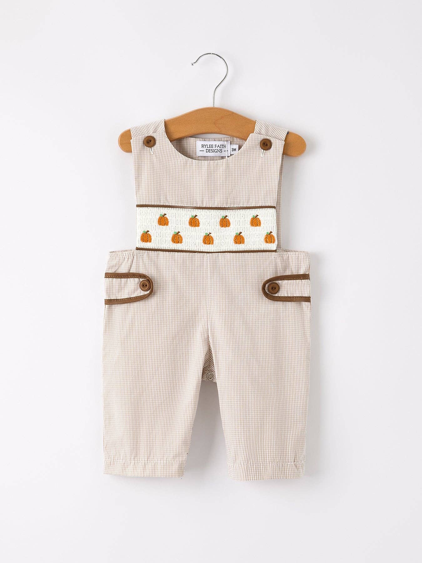 Pumpkin Smock Romper