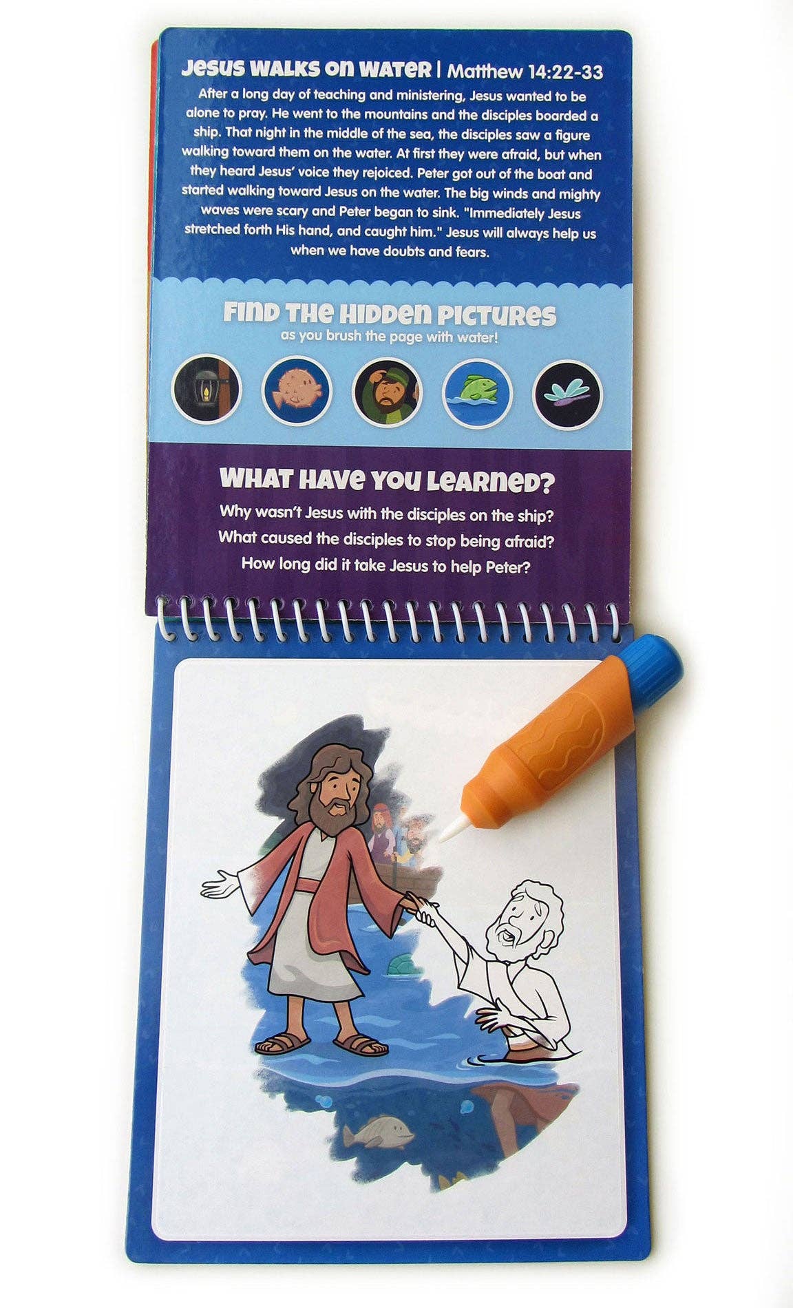 New Testament Water Brush Reusable Activity Book