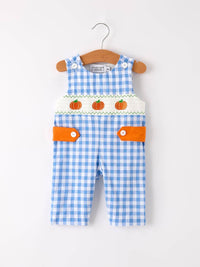 Blue Pumpkin Smock Embroidery Longall