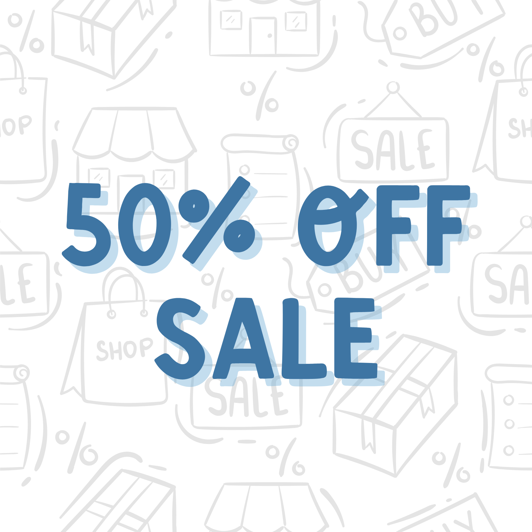 50% Off Sale