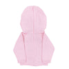 Essentials Knits Pink Hooded Zip Pullover