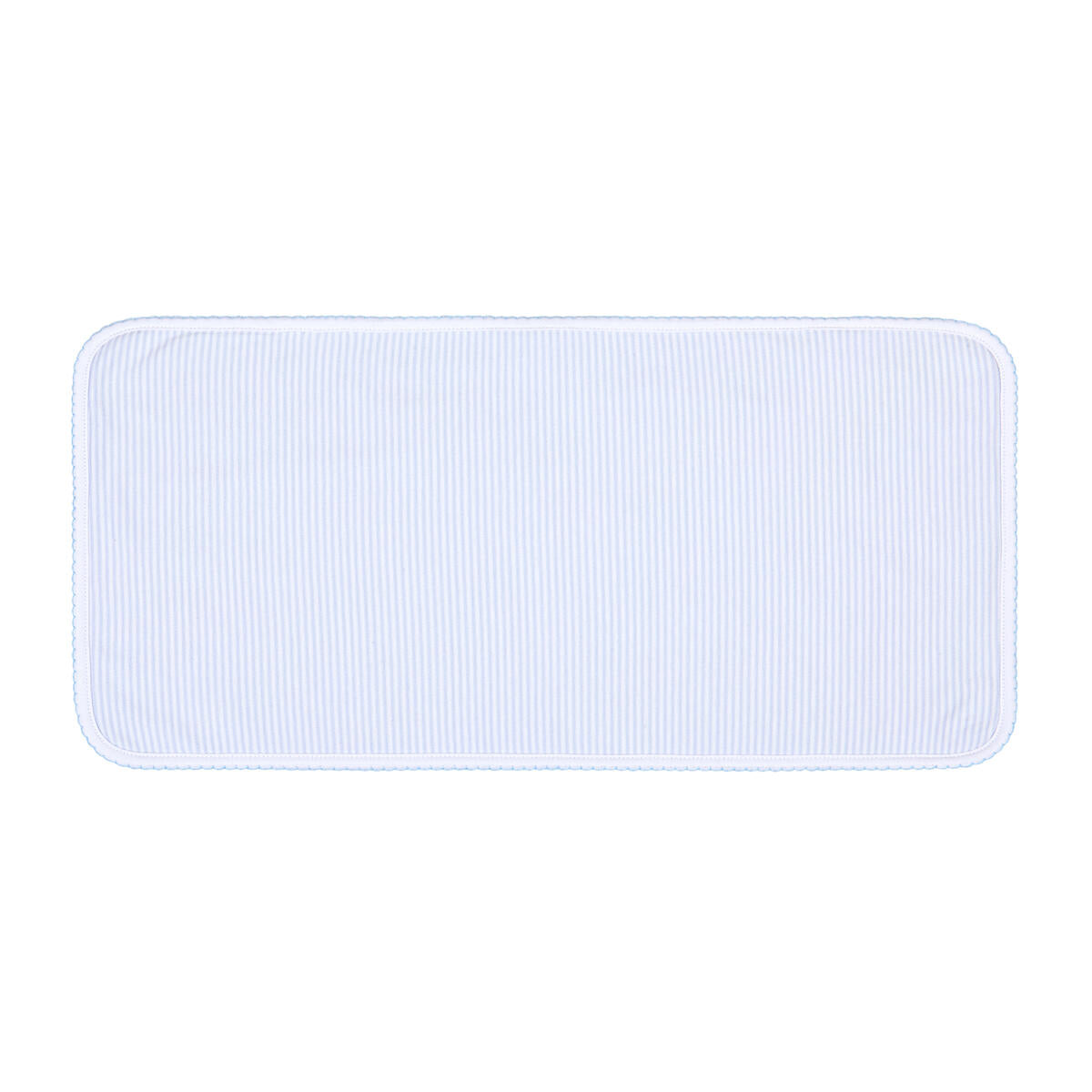 Mini Stripes Blue Burp Cloth