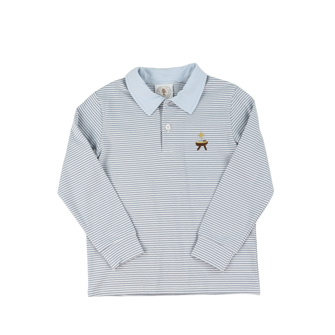 Oh Holy Night Boys Porter Polo Longsleeve