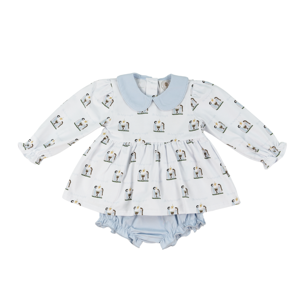 Oh Holy Night Girls Collins Classic Bloomer Set