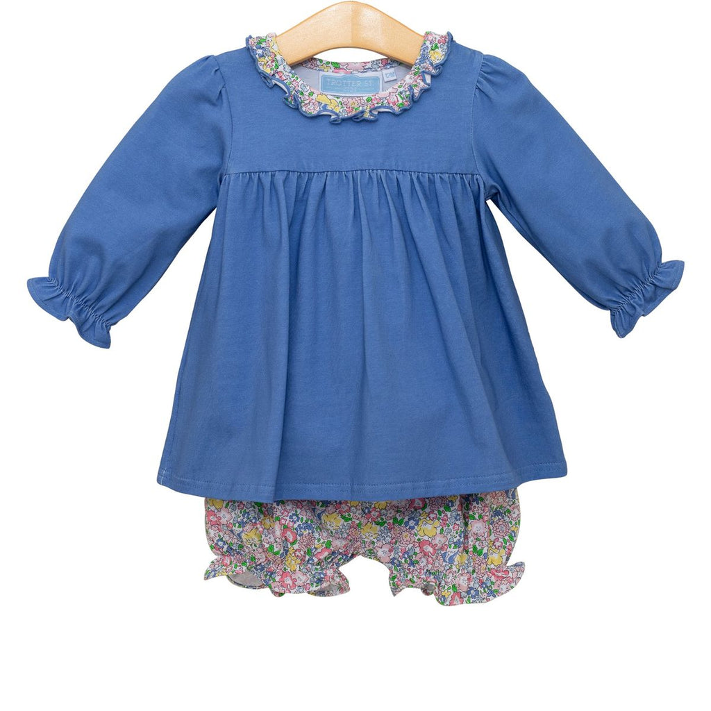 Floral Ruffle Bloomer Set – Livi Littles