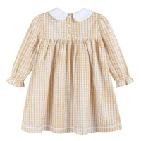 Gingham Pumpkin Ruffle Dress