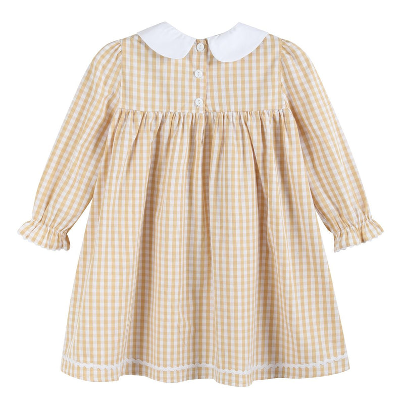 Gingham Pumpkin Ruffle Dress