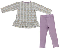 Fancy Fall Pumpkin Legging Set
