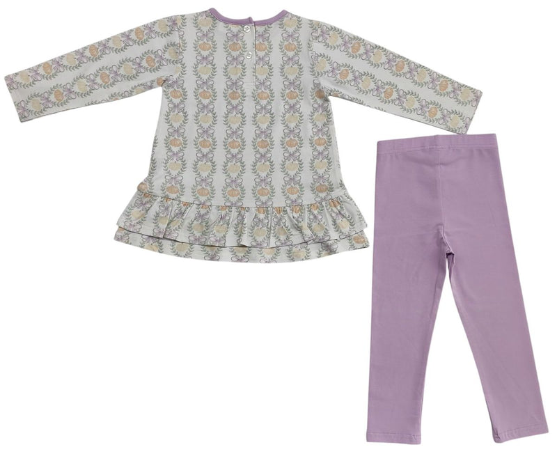 Fancy Fall Pumpkin Legging Set