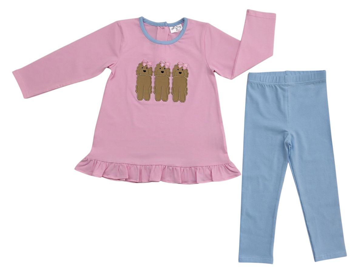 Dallas Puppy Trio Legging Set