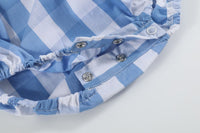 Red, White and Blue Flutter Romper