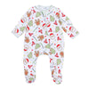 Festive Treats Green Zipper Footie