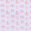 Precious Pumpkins Pink Ruffle Zipper Footie