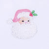 Santa Baby First Christmas Ruffle Zip Footie - Pink
