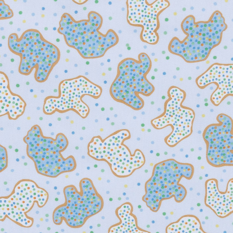 Animal Crackers Light Blue Footie