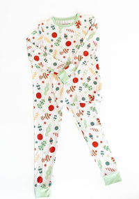 Christmas Baubles 2pc Set