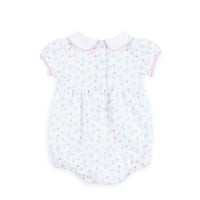 Evelyn's Classics Sky Blue Smocked Collared Bubble