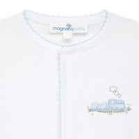 Choo Choo Train Print Footie