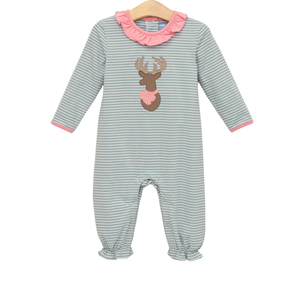Deer Ruffle Romper