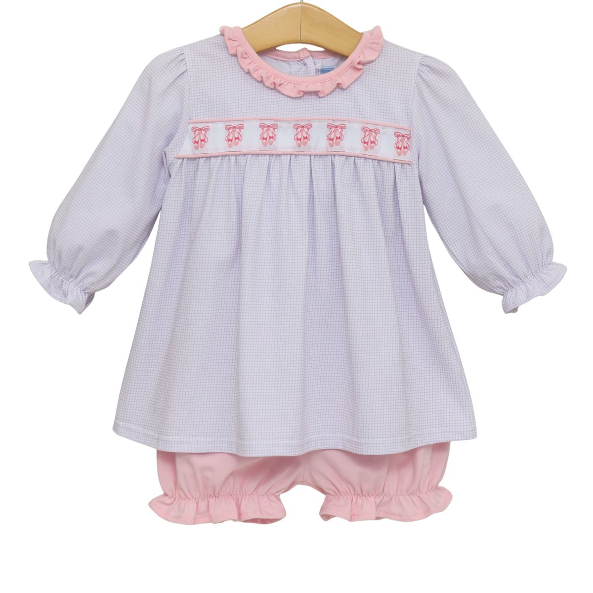 Twinkle Toes Ribbon Bloomer Set