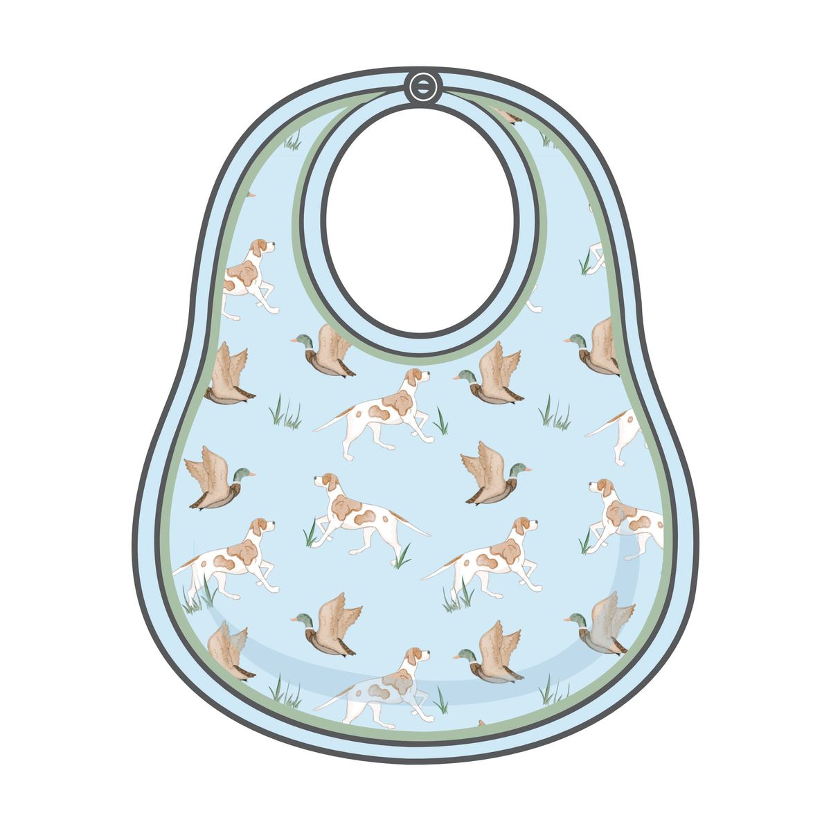 Duck and Hound Sky Bib