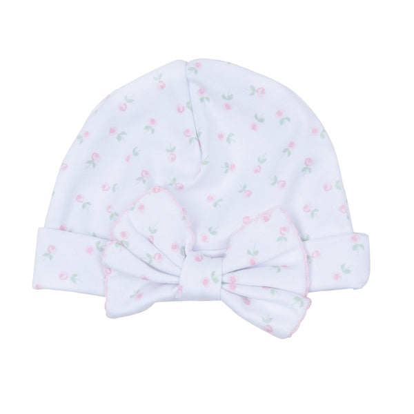Juliette's Classics Print Bow Hat - Pink
