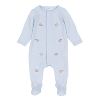 Tiny Tailgater Light Blue Footie