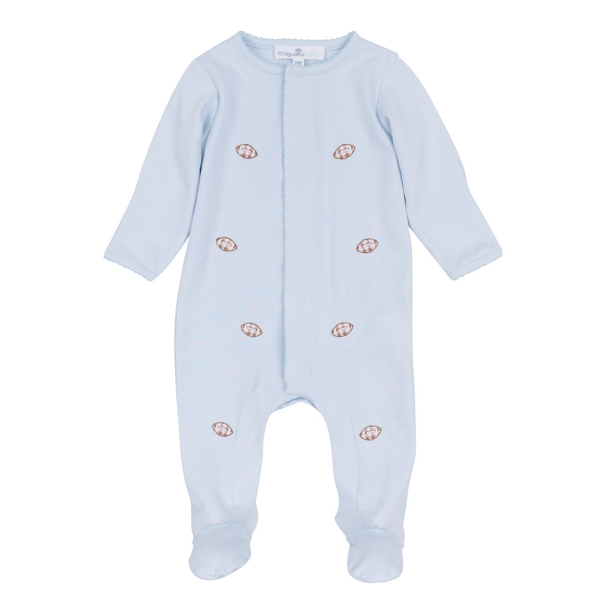 Tiny Tailgater Light Blue Footie