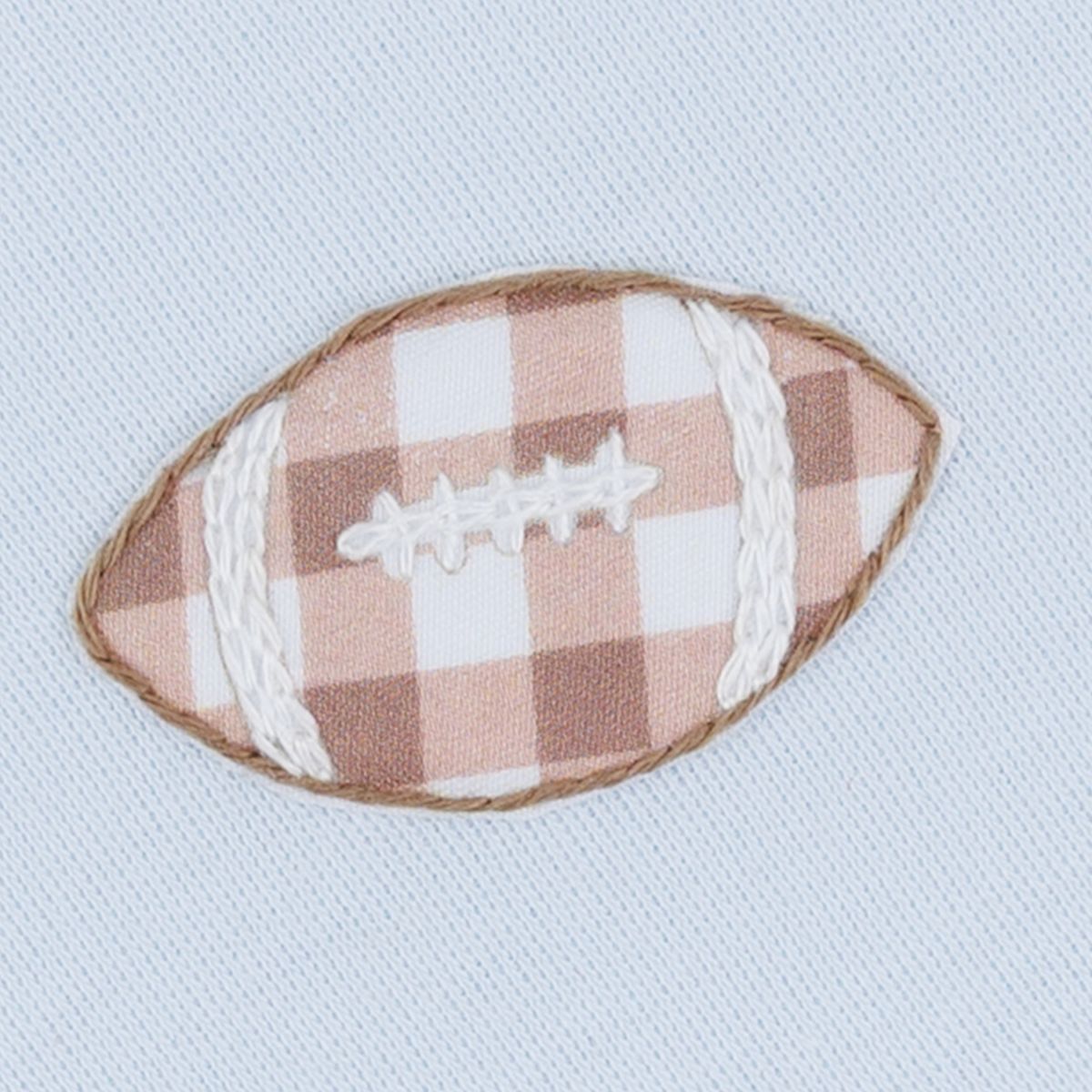 Tiny Tailgater Light Blue Footie