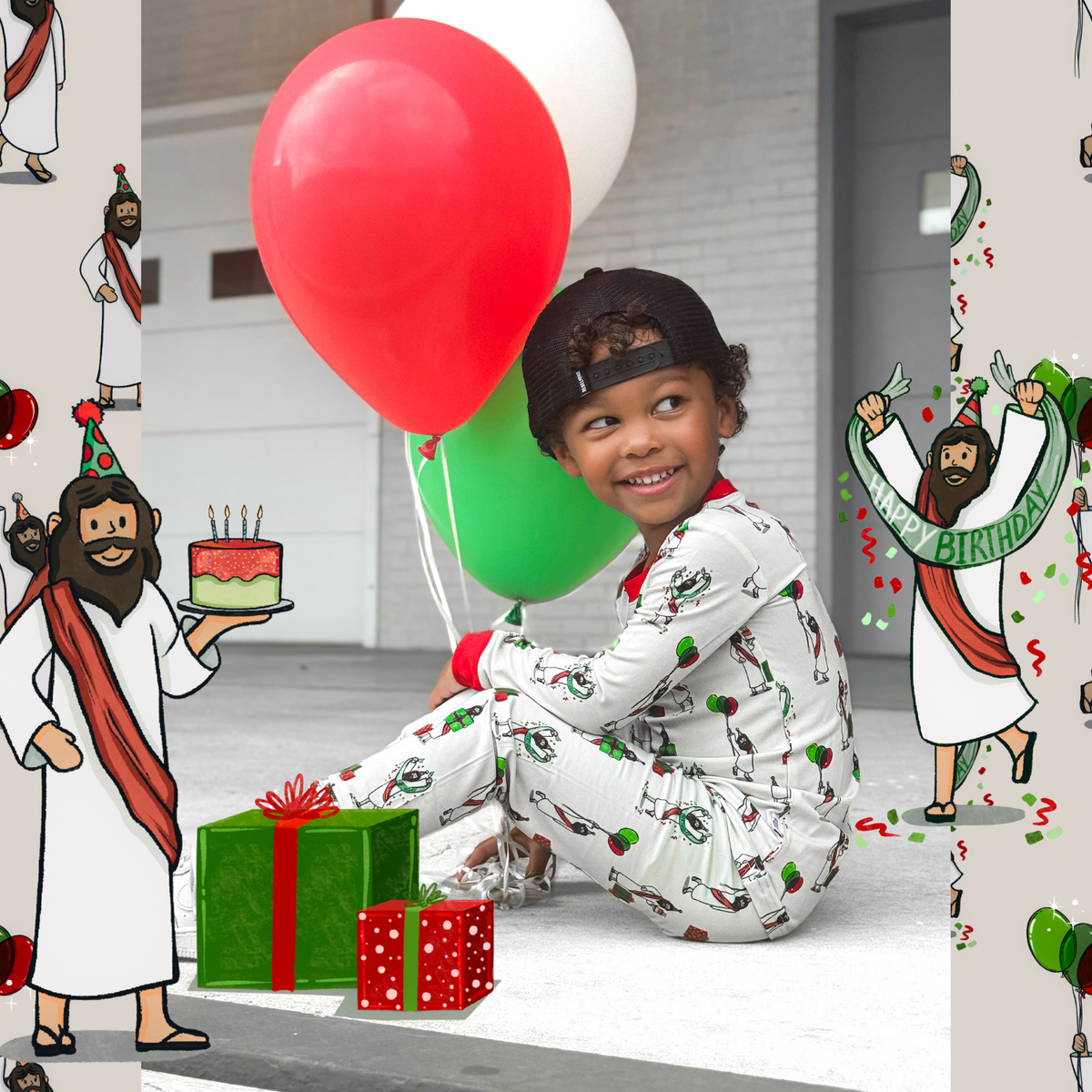 The King is Born 2 Piece Pajama Set