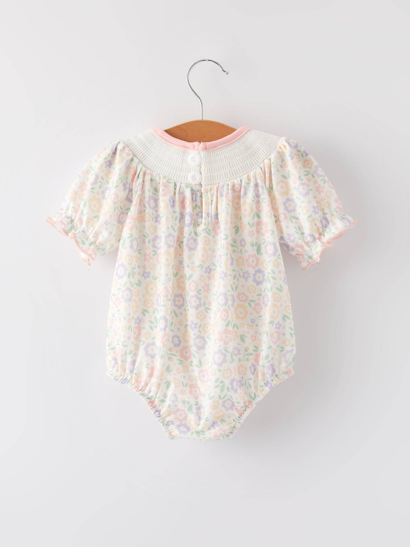 Easter Cross Smocked Romper