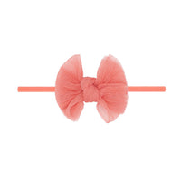 Baby Bling® Tulle Baby FAB® Skinny Tulle Bow Headband