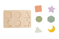 Wooden Shapes Puzzle (Developmental Learning Toy)