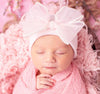 Chiffon Pearl Bow Hat