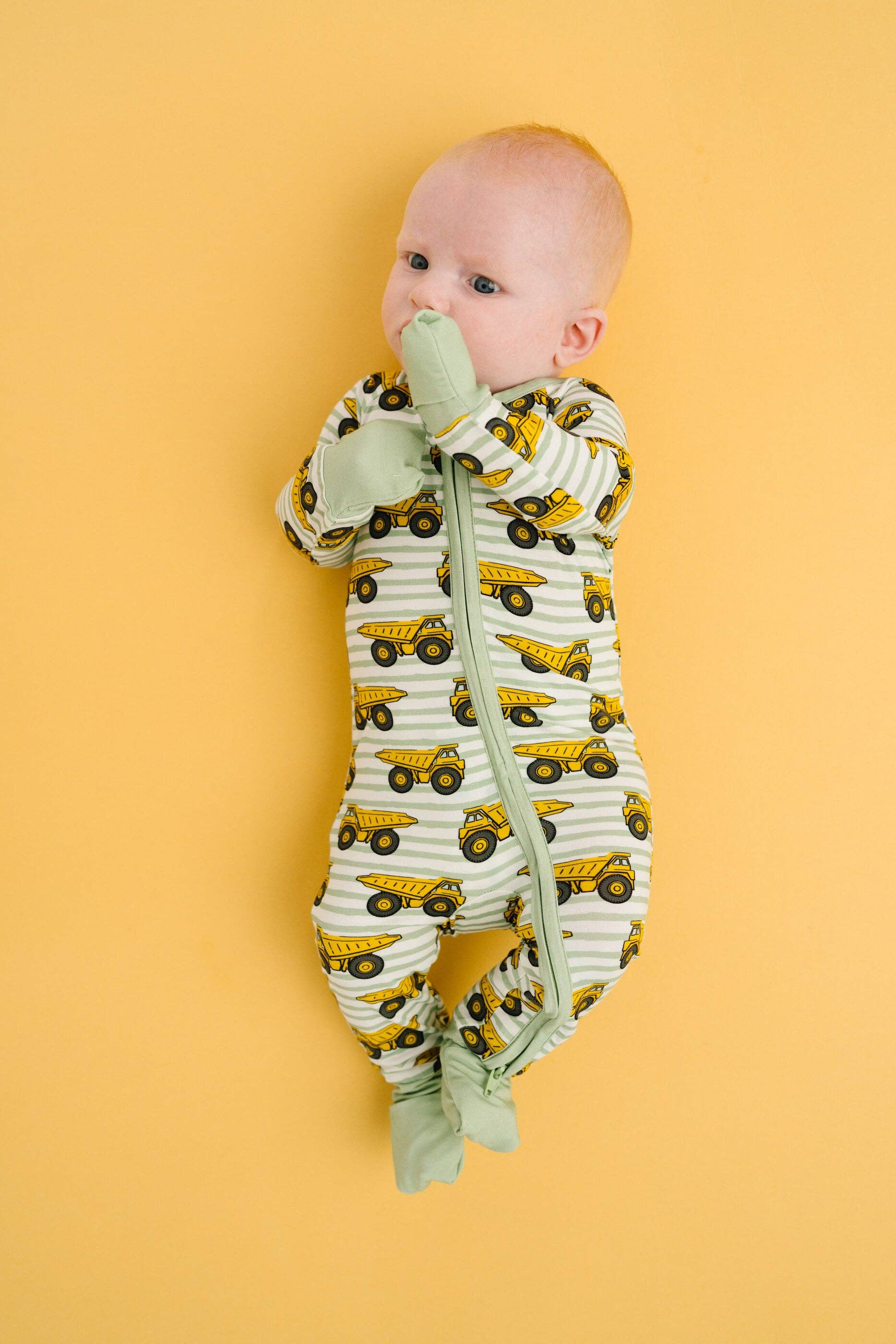 Dump Trucks Bamboo Sleeper