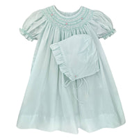 Bishop Smocked Daygown with Pearls (Mult. Colors)