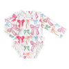 Put A Bow On It Rashguard Swim One Piece