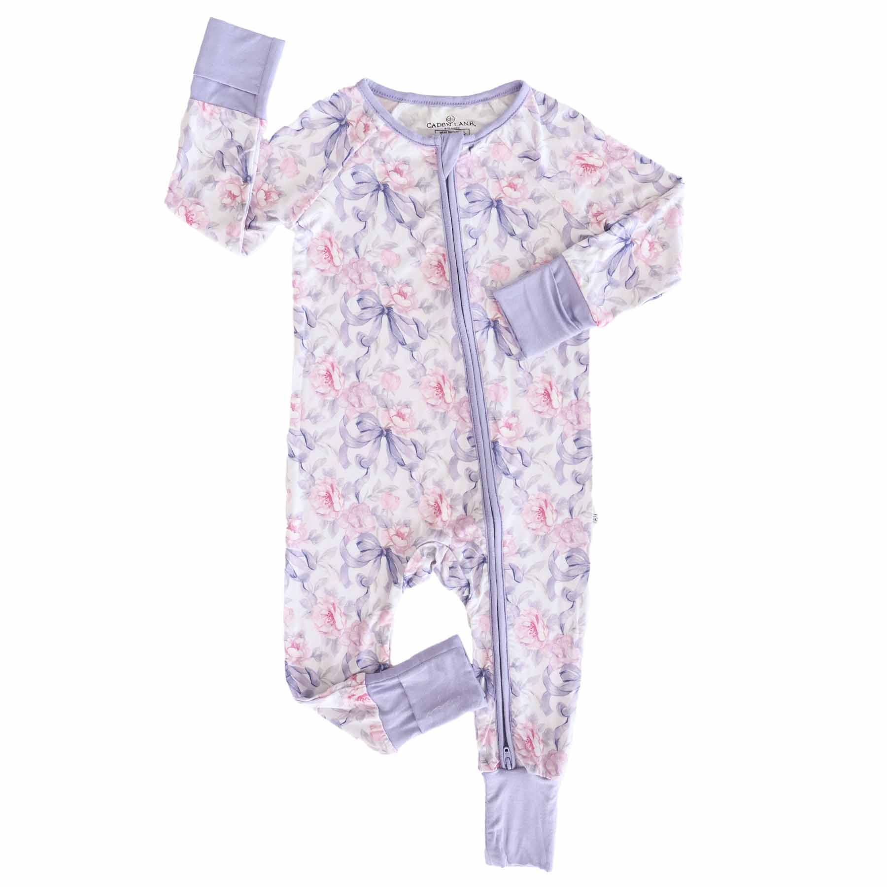Leighton's Lavender Convertible Zip Romper