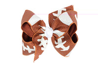 Layered Football Bows